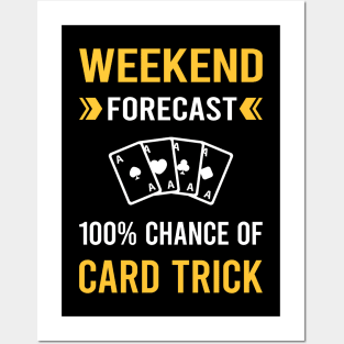 Weekend Forecast Card Manipulation Trick Tricks Posters and Art